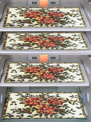 Dakshya Industries Fridge Mat(Width: 29 cm, Green)