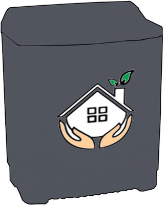 Delideal Semi-Automatic Washing Machine  Cover(Width: 81 cm, Grey)