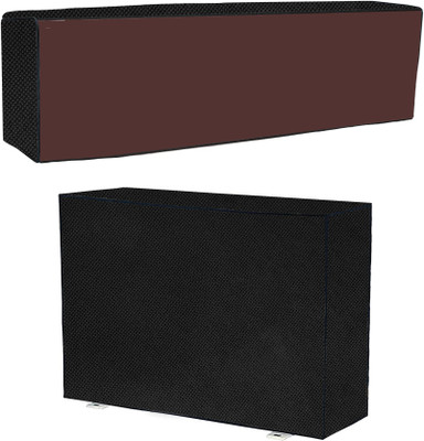 Aaravli Air Conditioner  Cover(Width: 102 cm, Brown)
