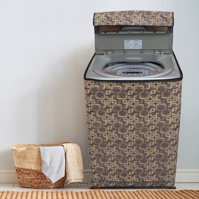 Dream Care Top Loading Washing Machine  Cover(Width: 53.34 cm, Brown, Gold)