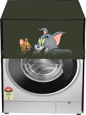 Delideal Front Loading Washing Machine  Cover(Width: 58 cm, Green)
