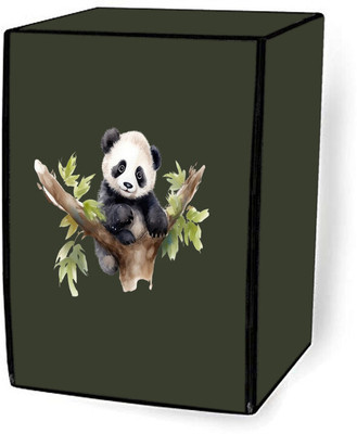 Delideal Front Loading Washing Machine  Cover(Width: 68 cm, Green)