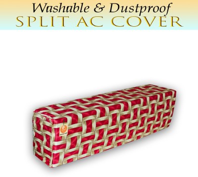 KANUSHI Air Conditioner Cover(Width: 114 cm, Red)