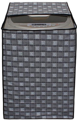 KingMatters Top Loading Washing Machine  Cover(Width: 65 cm, Grey, White)