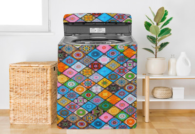 REVEXO Top Loading Washing Machine  Cover(Width: 55 cm, Multicolor)