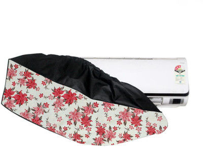 Vocal Store Air Conditioner  Cover(Width: 88.9 cm, Maroon,White)