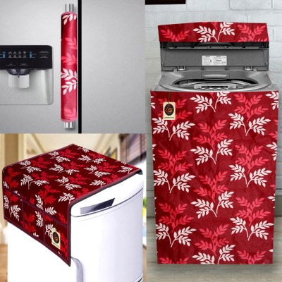 Comfort House Top Loading Washing Machine  Cover(Width: 58.42 cm, Maroon)