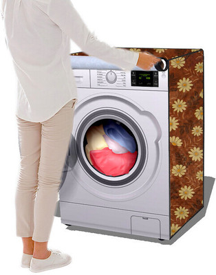 Decorly Furnishings Front Loading Washing Machine  Cover(Width: 63 cm, MALTICOLOUR)
