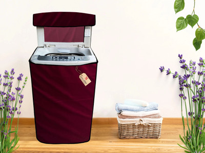 GURU ISHMA Top Loading Washing Machine  Cover(Width: 58.42 cm, Maroon)