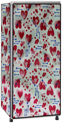 RG MART Refrigerator  Cover(Width: 61 cm, coffe)