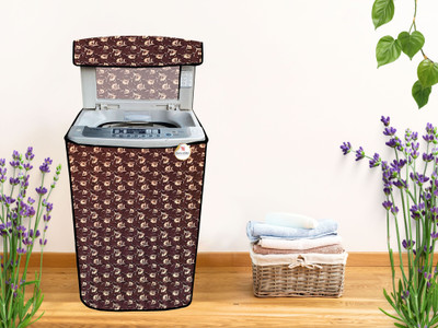 GURU-ISHMA Top Loading Washing Machine  Cover(Width: 58.42 cm, brown)