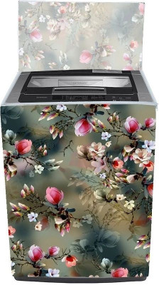 Mogne Fab Top Loading Washing Machine  Cover(Width: 60 cm, Green)