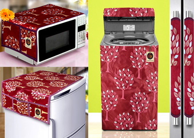 Comfort House Top Loading Washing Machine  Cover(Width: 79 cm, Maroon)