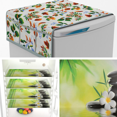ARTESHKK Refrigerator  Cover(Width: 45 cm, Multi Colour)