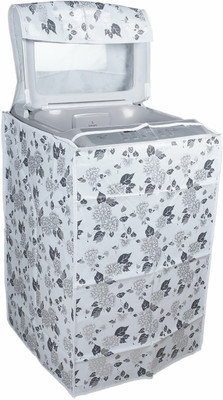bagssio Front Loading Washing Machine  Cover(Width: 56 cm, Grey,White)