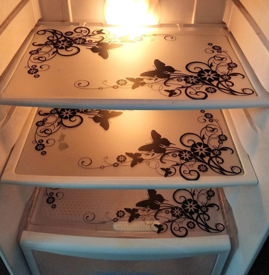 LooMantha Fridge Mat(Width: 43 cm, White)