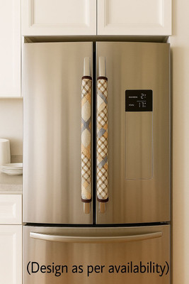 CoverMates Refrigerator Handle  Cover(Width: 21 cm, Multi colours)