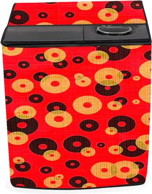 BT TRADERS Semi-Automatic Washing Machine  Cover(Width: 82 cm, Red)