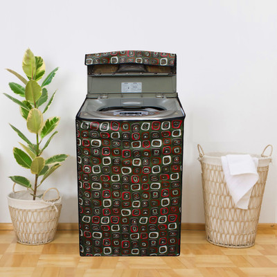 Glassiano Top Loading Washing Machine  Cover(Width: 58.42 cm, Green)