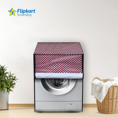 Flipkart SmartBuy Front Loading Washing Machine  Cover(Width: 61 cm, Maroon White)