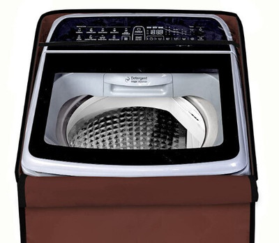 THE FASHION WEAR Top Loading Washing Machine  Cover(Width: 69 cm, Brown)
