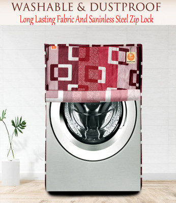 Kanushi Industries Front Loading Washing Machine  Cover(Width: 58 cm, Maroon)