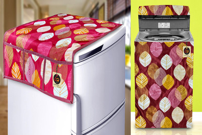 Comfort House Top Loading Washing Machine  Cover(Width: 58.42 cm, Maroon)