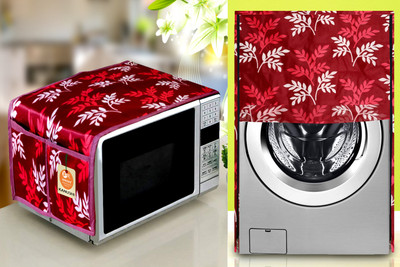 Kanushi Industries Front Loading Washing Machine  Cover(Width: 58 cm, Maroon)