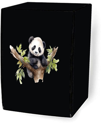 Delideal Front Loading Washing Machine  Cover(Width: 58 cm, Black)
