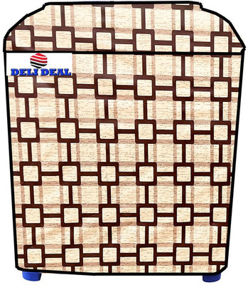 Delideal Semi-Automatic Washing Machine  Cover(Width: 83 cm, Yellow, Black)