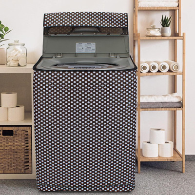 Nikky Trends Top Loading Washing Machine  Cover(Width: 58 cm, BROWN)