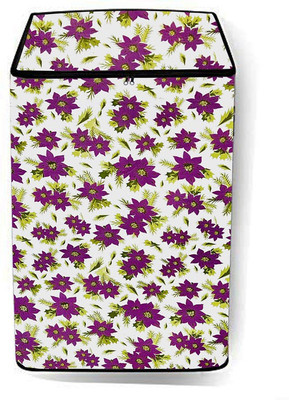 SAVEIT Top Loading Washing Machine  Cover(Width: 89 cm, Off White, Purple)