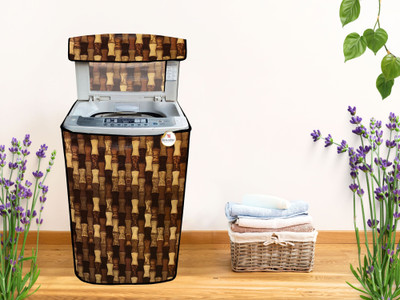 GURU-ISHMA Top Loading Washing Machine  Cover(Width: 58.42 cm, brown)