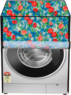SLACXICO Front Loading Washing Machine  Cover(Width: 64 cm, Blue Ivy, Sea)