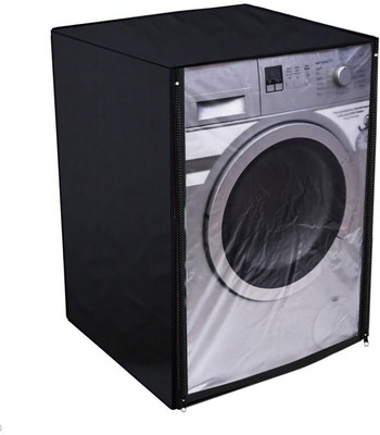 Nitasha Front Loading Washing Machine  Cover(Width: 68 cm, Black)