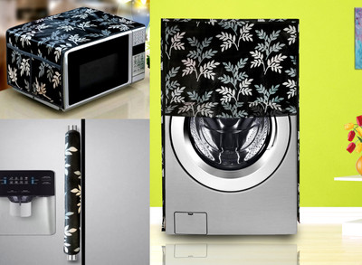 Comfort House Front Loading Washing Machine  Cover(Width: 58.42 cm, Black)