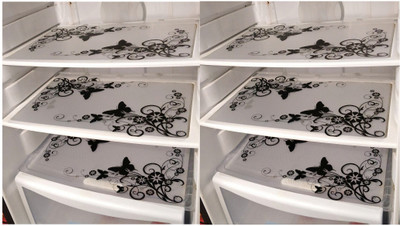 LooMantha Fridge Mat(Width: 43 cm, White)