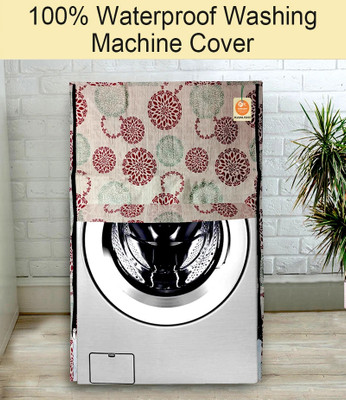 Flipkart SmartBuy Front Loading Washing Machine  Cover(Width: 55 cm, MAROON, Green)