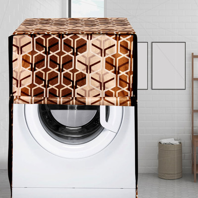 CASA FURNISHING Front Loading Washing Machine  Cover(Width: 60.96 cm, COFFEE)