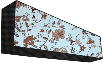 AAVYA UNIQUE FASHION Air Conditioner  Cover(Width: 102.68 cm, White,Brown)