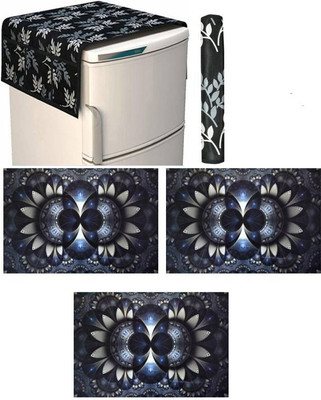 RichBox Refrigerator  Cover(Width: 97 cm, Grey)