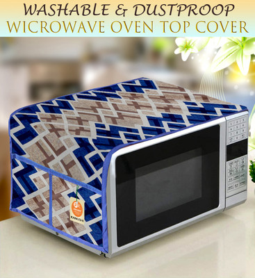 KANUSHI Microwave Oven  Cover(Width: 86 cm, Blue, White)