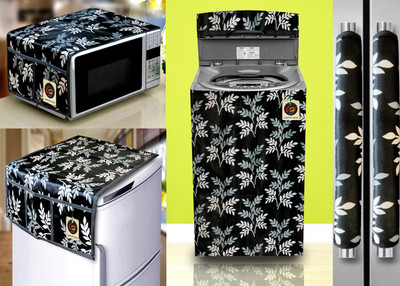 Comfort House Top Loading Washing Machine  Cover(Width: 79 cm, Black)