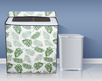 KingMatters Semi-Automatic Washing Machine  Cover(Width: 82 cm, Green, White)