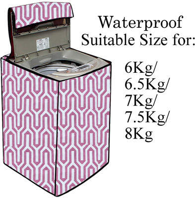 Declooms Top Loading Washing Machine  Cover(Width: 61 cm, Pink)