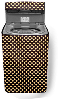 Nitasha Top Loading Washing Machine  Cover(Width: 53 cm, Yellow, Black)
