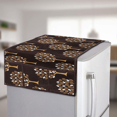 E-Retailer Refrigerator  Cover(Width: 53 cm, Brown)