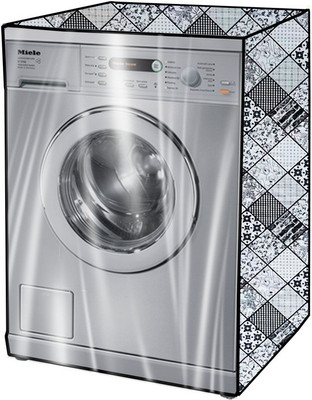 KVAR Front Loading Washing Machine  Cover(Width: 68 cm, Grey, Black)