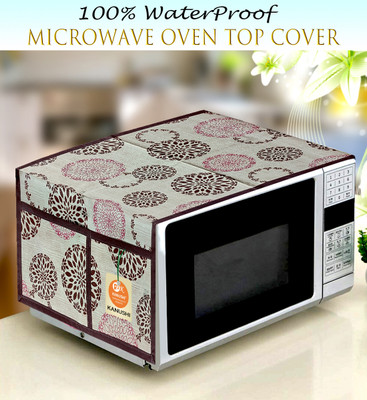 KANUSHI Microwave Oven  Cover(Width: 86 cm, Beige, Brown)