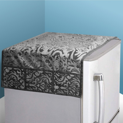 KUBER INDUSTRIES Fridge Mat(Width: 98 cm, Gray)
